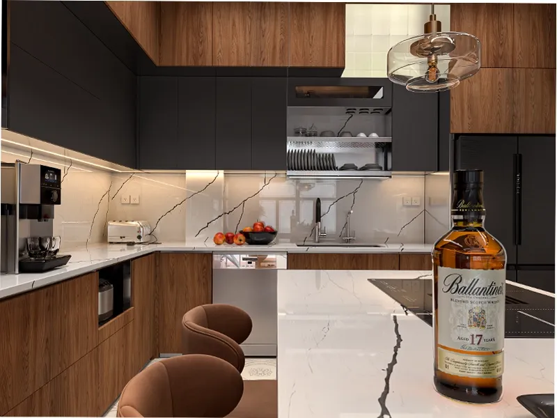 Công trình thực tế Hệ tủ bếp chữ L – Khu Tên Lửa Q.Bình Tân, TP.HCM