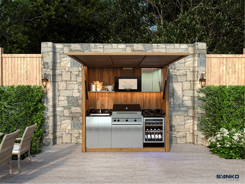 Bep Ngoai Troi San Vuon