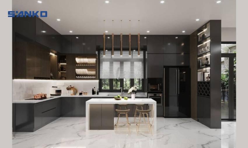 Top Các Mẫu Tủ Bếp Có Quầy Bar Đẹp, Hiện Đại Và Đơn Giản