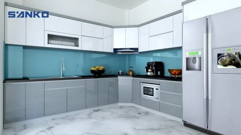 Tủ Bếp Acrylic Màu Xám: Xu Hướng Thiết Kế Hiện đại Và Tinh Tế Cho Không Gian Sống