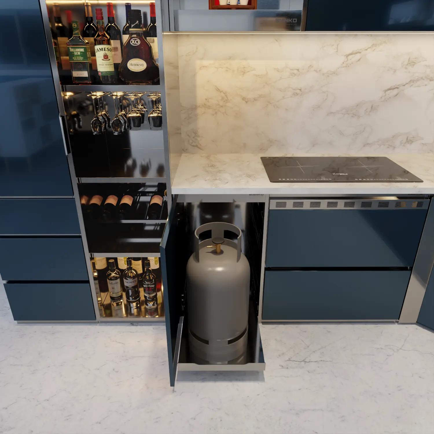 Tủ đặt bình gas – C450GA