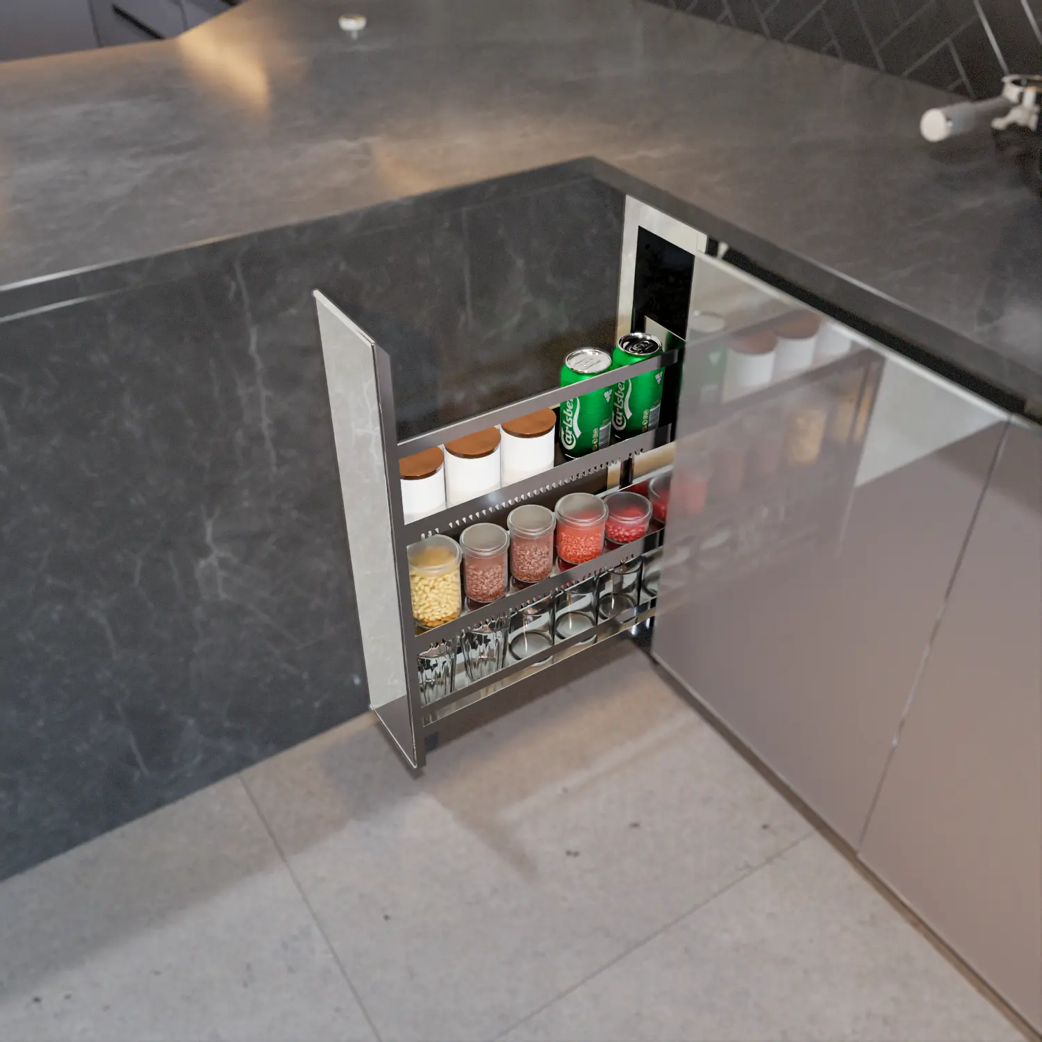 Tủ để ly/gia vị – C150LY