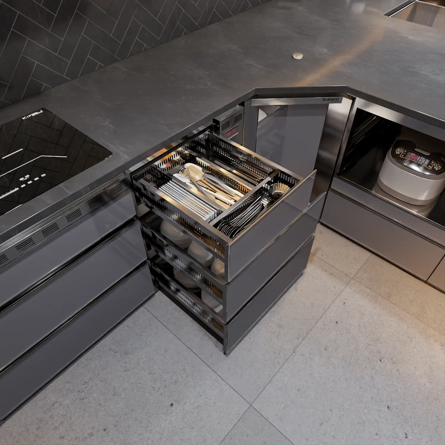 Tủ sấy chén đĩa – C600SC